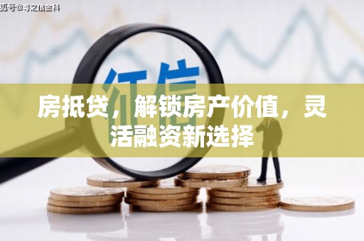 会同房抵贷，解锁房产价值，灵活融资新选择