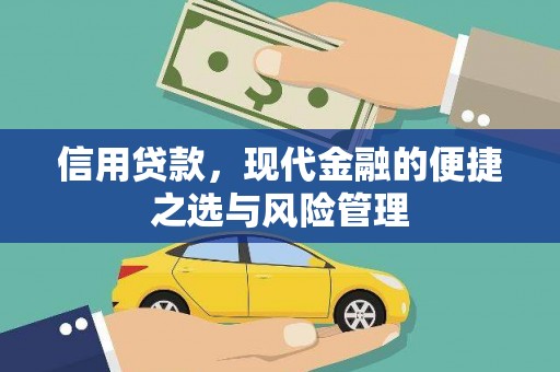 会同信用贷款，现代金融的便捷之选与风险管理