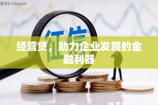 会同经营贷，助力企业发展的金融利器