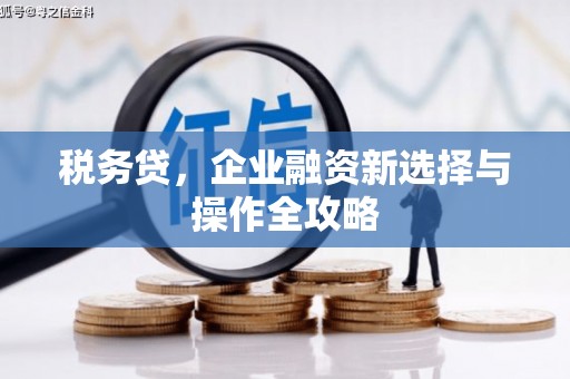 会同税务贷，企业融资新选择与操作全攻略