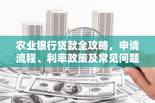 会同农业银行贷款全攻略，申请流程、利率政策及常见问题解析
