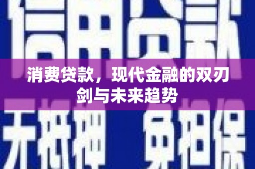 会同消费贷款，现代金融的双刃剑与未来趋势