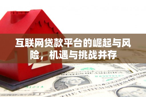 会同互联网贷款平台的崛起与风险，机遇与挑战并存