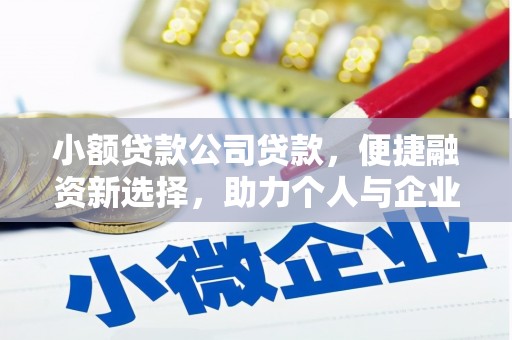 会同小额贷款公司贷款，便捷融资新选择，助力个人与企业成长