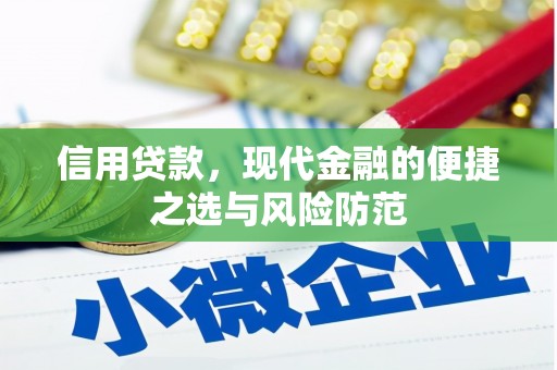 会同信用贷款，现代金融的便捷之选与风险防范
