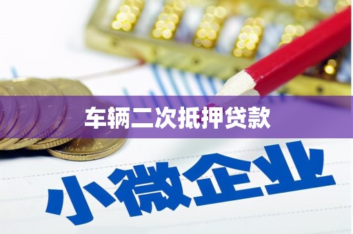 会同车辆二次抵押贷款