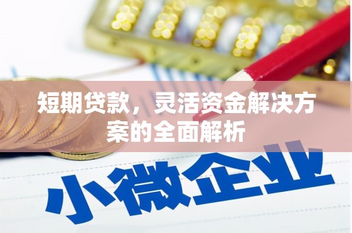 会同短期贷款，灵活资金解决方案的全面解析