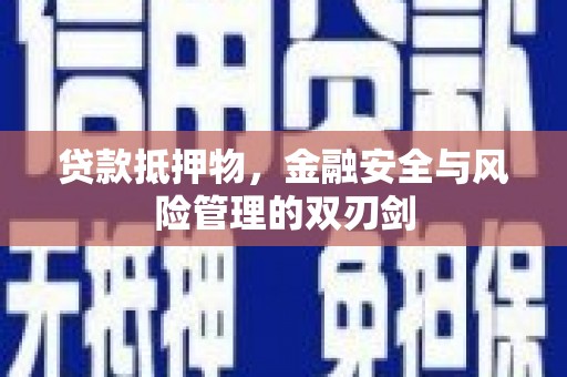 会同贷款抵押物，金融安全与风险管理的双刃剑