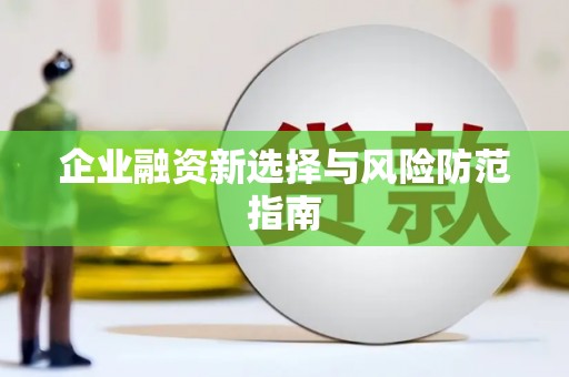会同企业融资新选择与风险防范指南