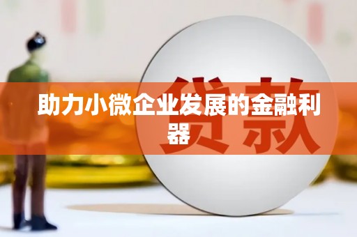 会同助力小微企业发展的金融利器