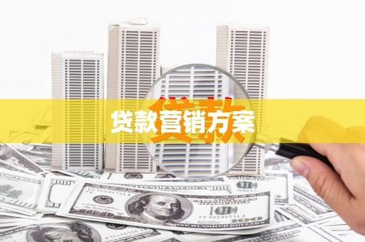 会同贷款营销方案