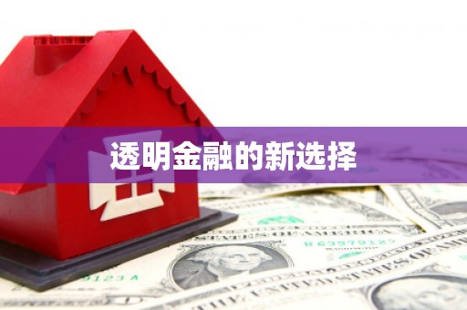 会同透明金融的新选择