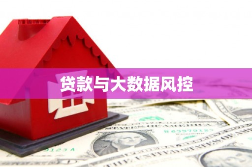 会同贷款与大数据风控